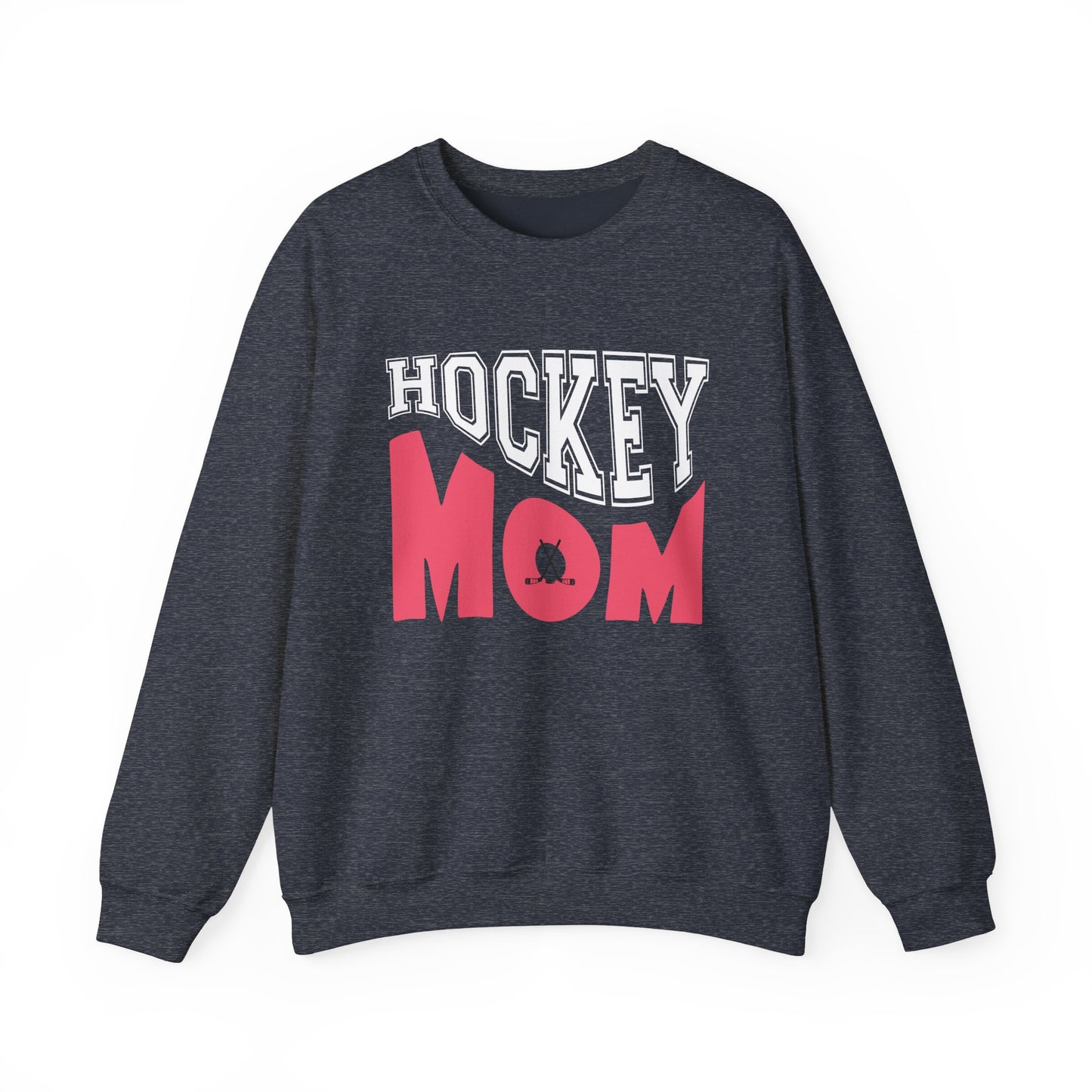 Hockey Mom Unisex Heavy Blend Crewneck Sweatshirt - Perfect Gift for Sports Enthusiasts