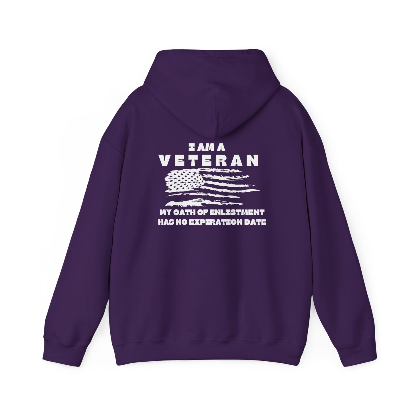 I AM A VETERAN - Cozy Unisex Heavy Blend™ Hooded Sweatshirt