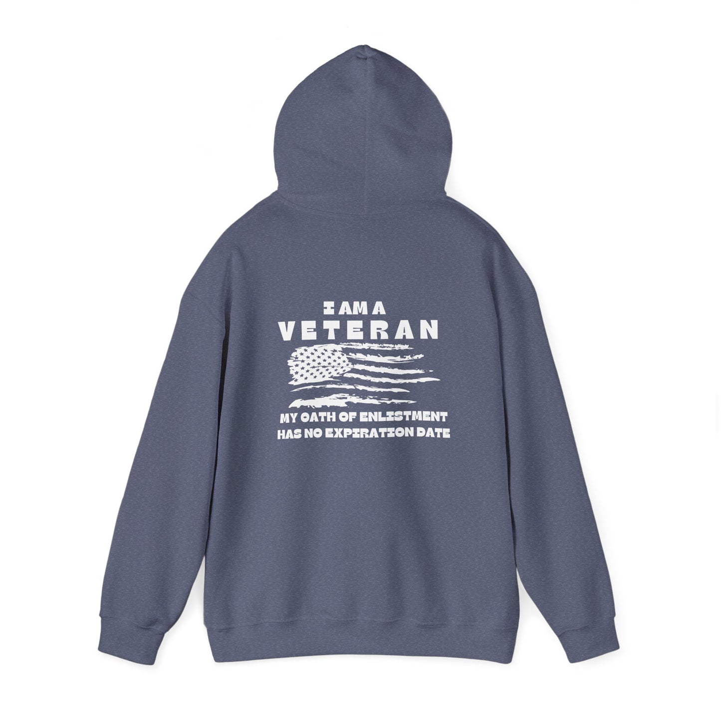 I AM A VETERAN - Cozy Unisex Heavy Blend™ Hooded Sweatshirt