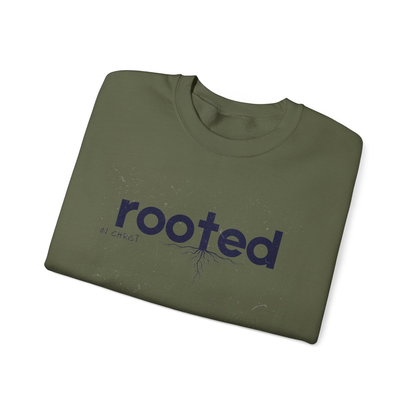 Rooted in Christ Sweatshirt - Unisex Heavy Blend™ Crewneck