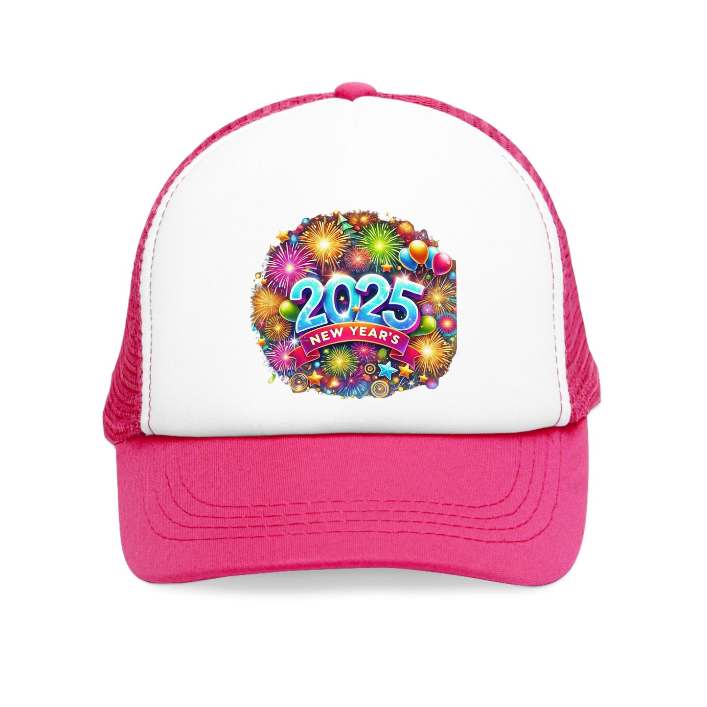 New Year's 2025 Celebration Mesh Cap