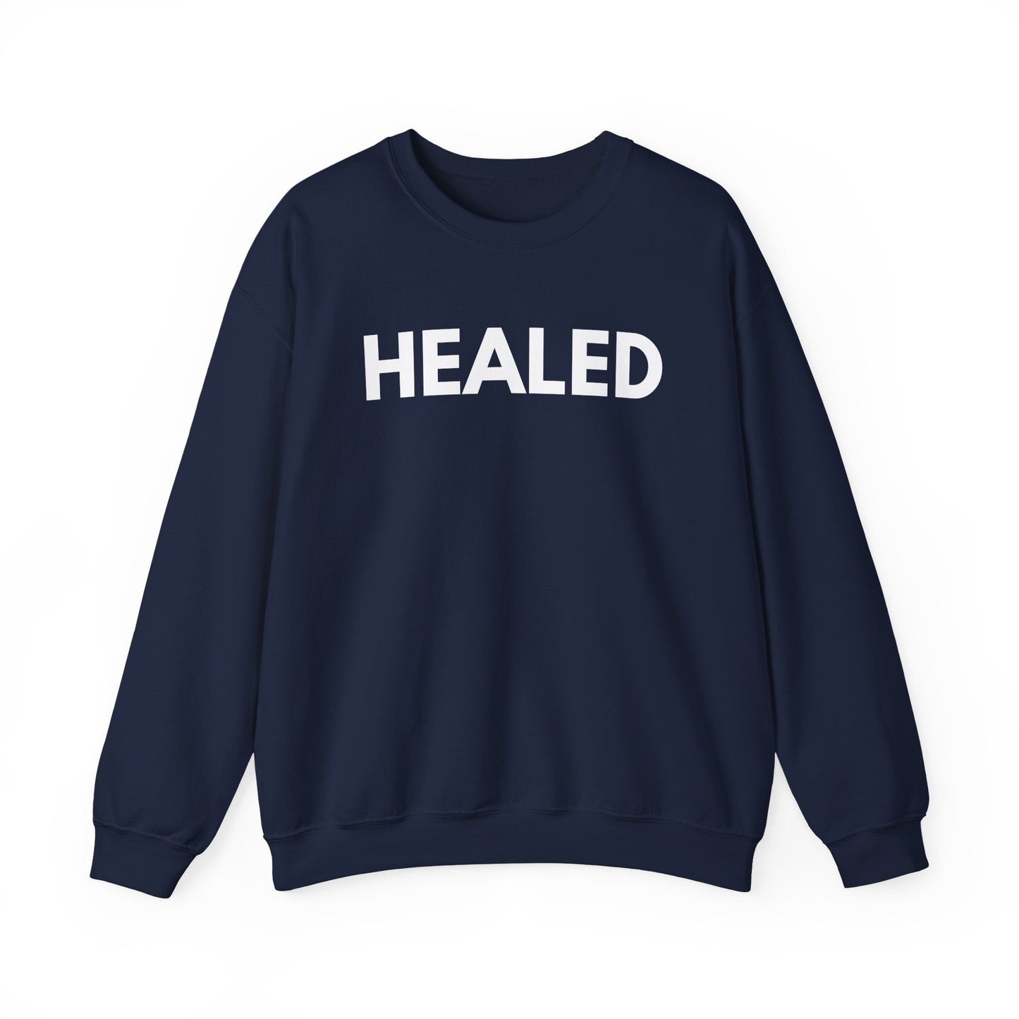 Healed Godly  Unisex Heavy Blend™ Crewneck Sweatshirt - Perfect for Wellness and Self-Care