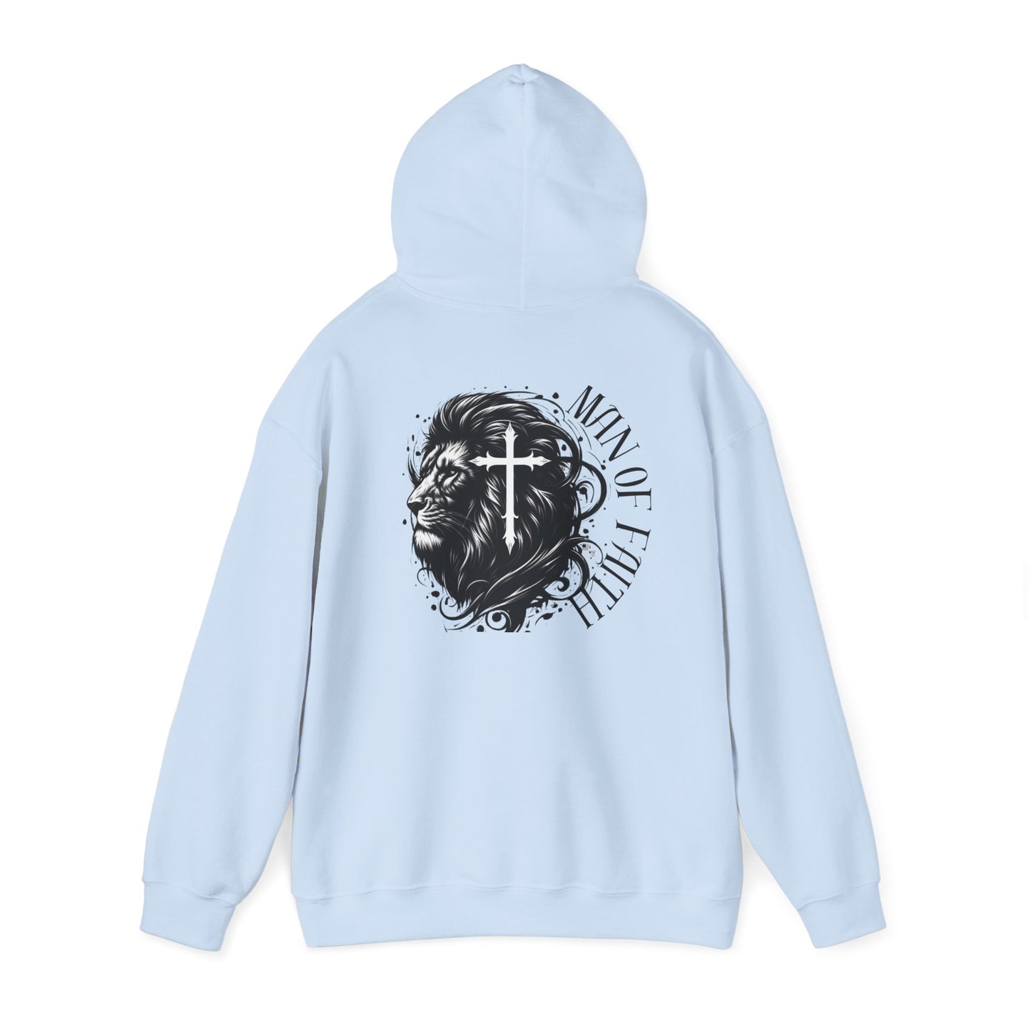 Faith-Inspired Man Of Faith Design Unisex Heavy Blend™ Hoodie