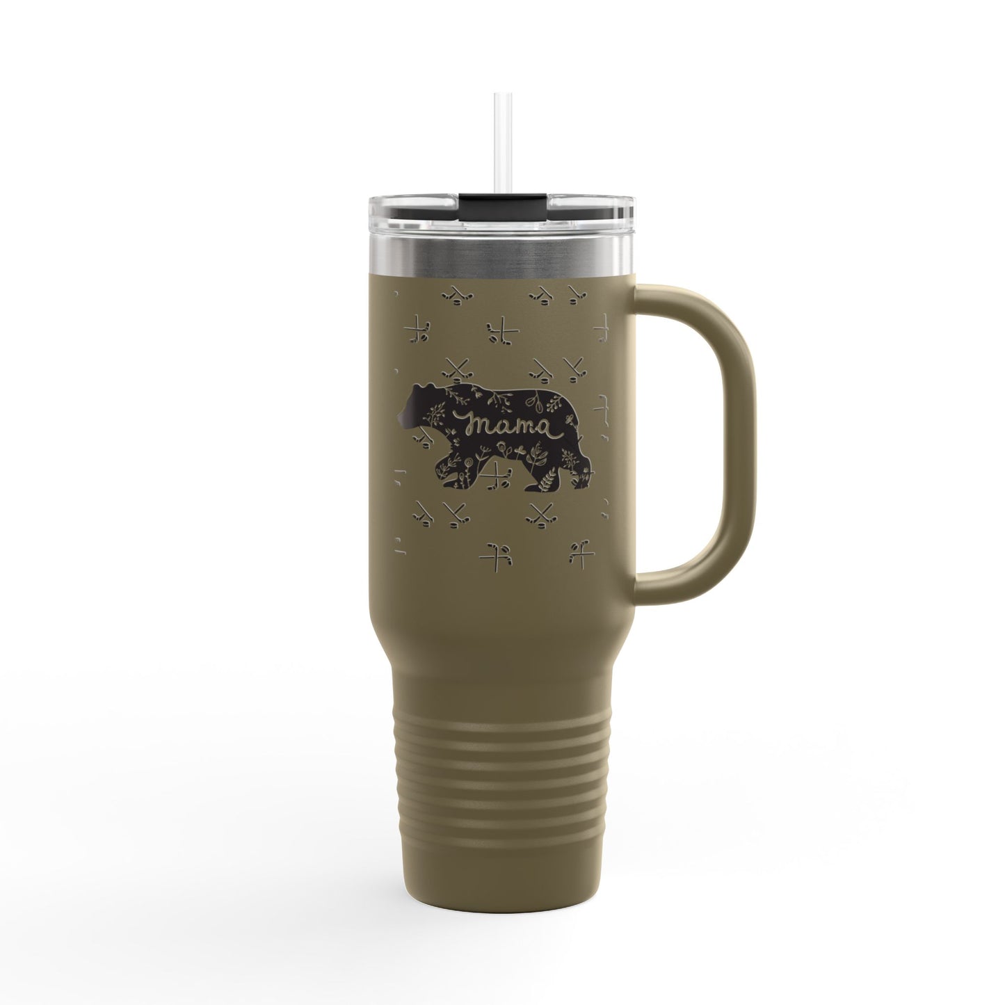 Mama Bear Hockey Fan 40oz "Mama" Design - Perfect for Moms on the Go