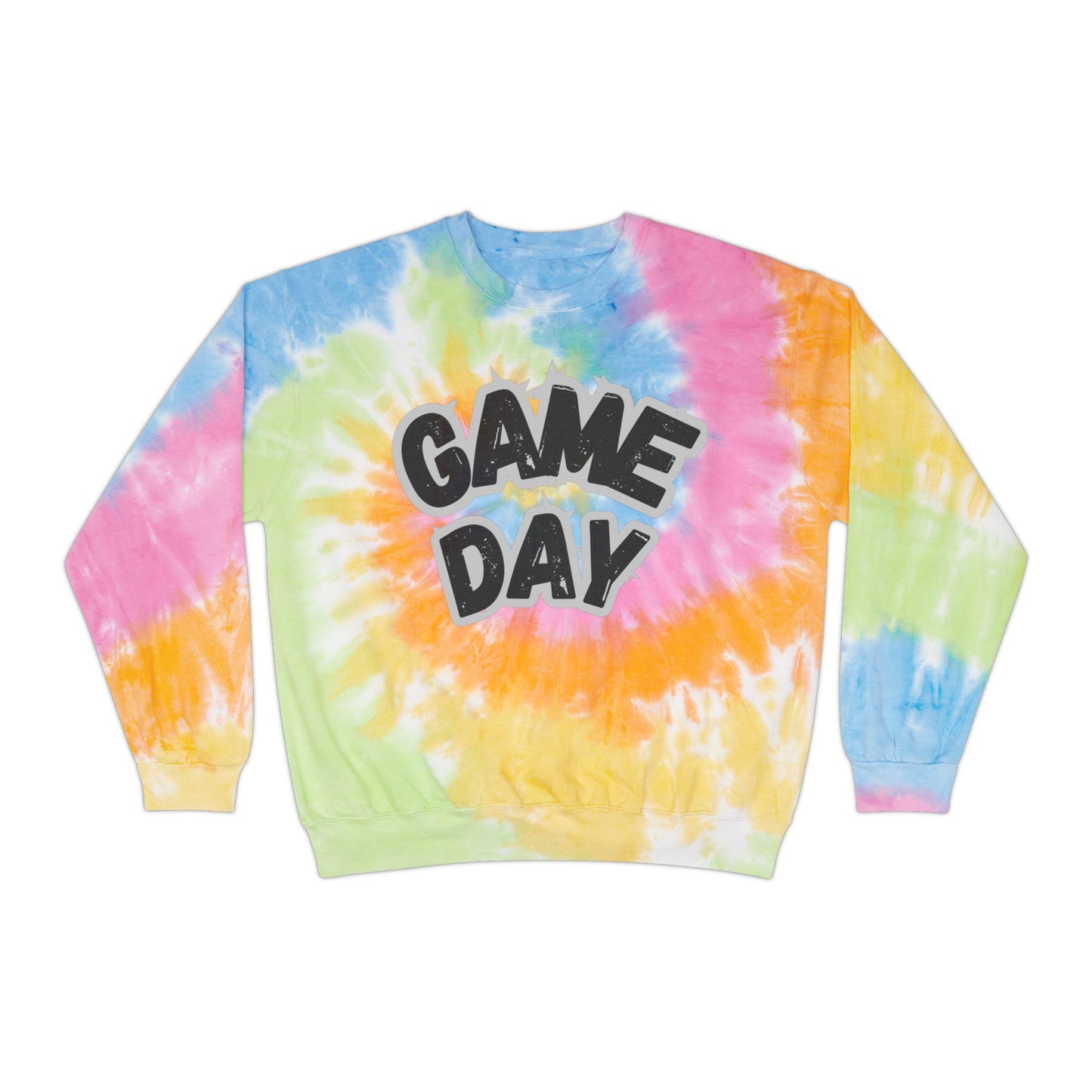 Unisex Tie-Dye Sweatshirt - 'Game Day' Comfort Apparel for Sports Fans