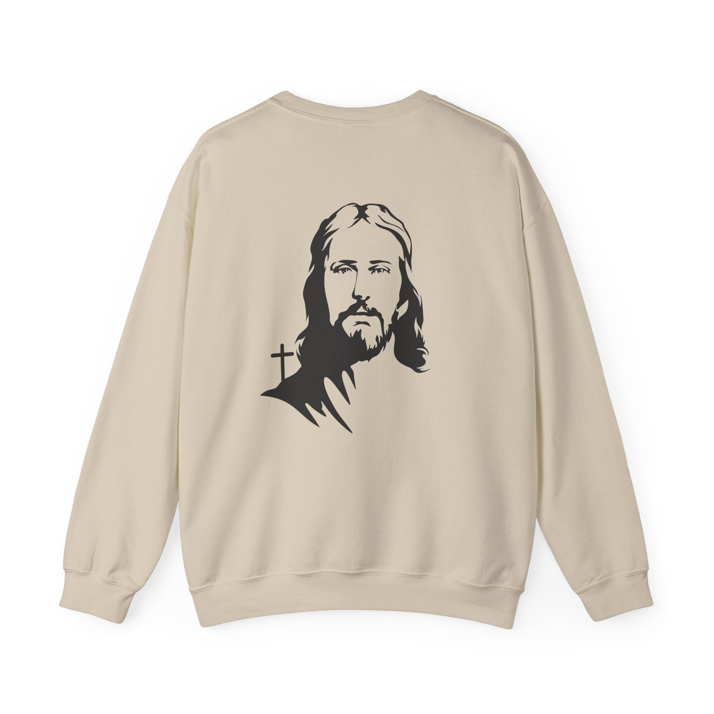 Faithful Heart Unisex Crewneck Sweatshirt - Jesus Design