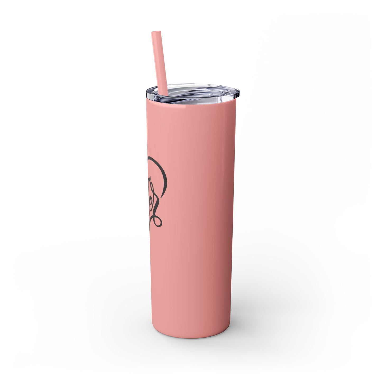 Sister Love Skinny Tumbler with Straw - 20oz Travel Mug