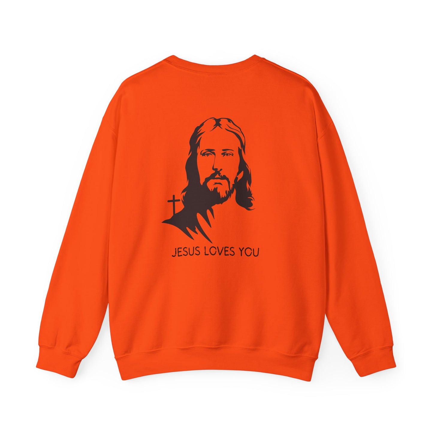 Christian Love Sweatshirt - Jesus Loves You Crewneck