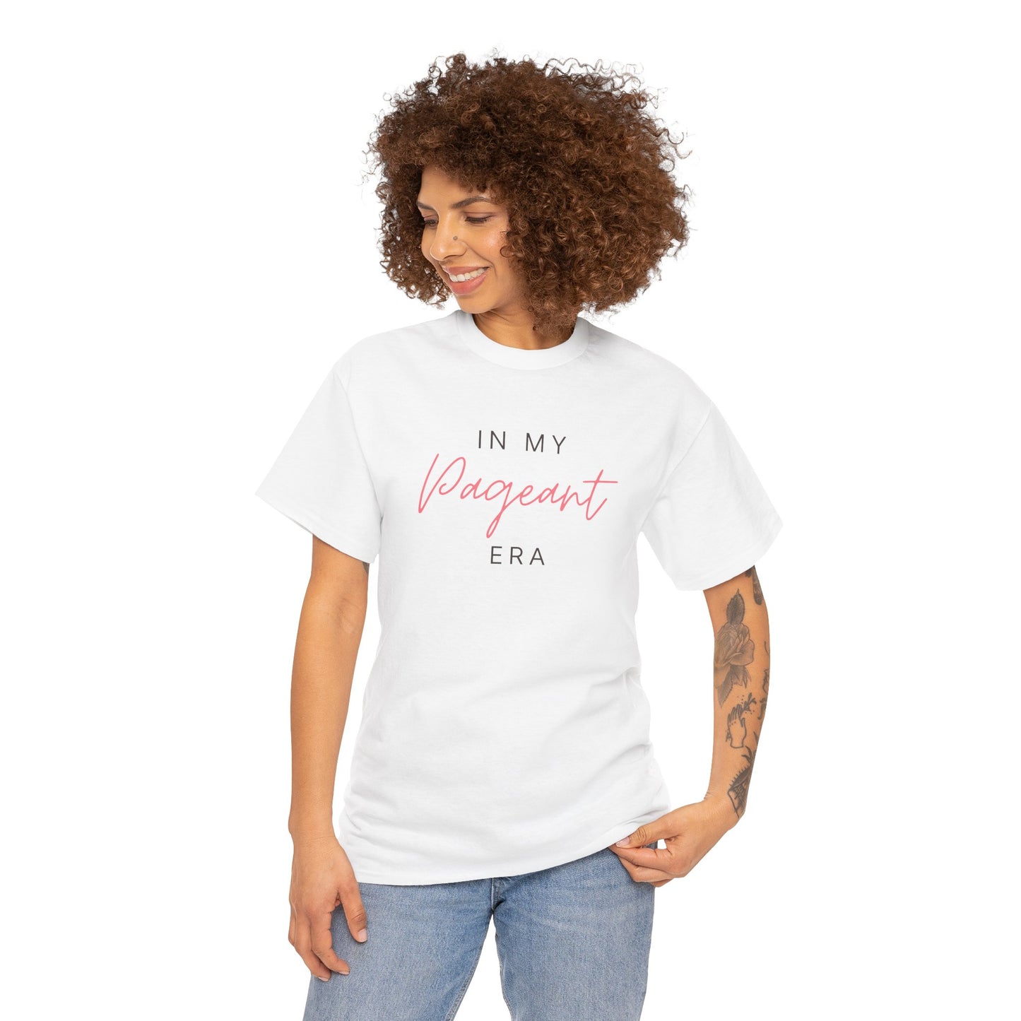 In My Pageant Era Unisex Heavy Cotton Tee - Trendy Casual Wear for Pageant Lovers