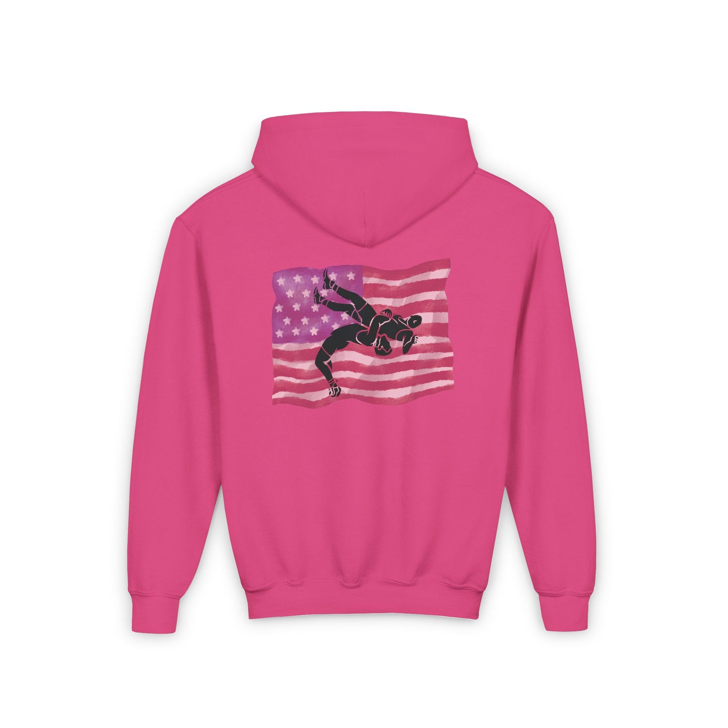 Patriotic Youth Wrestler Hoodie