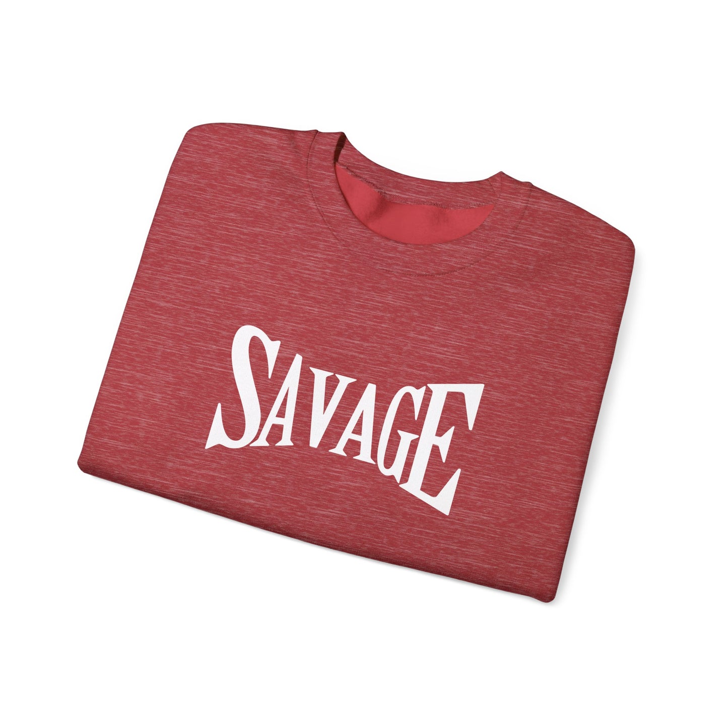 Savage - Unisex Heavy Blend™ Cozy Crewneck Sweatshirt - Perfect for Casual Days and Celebrations