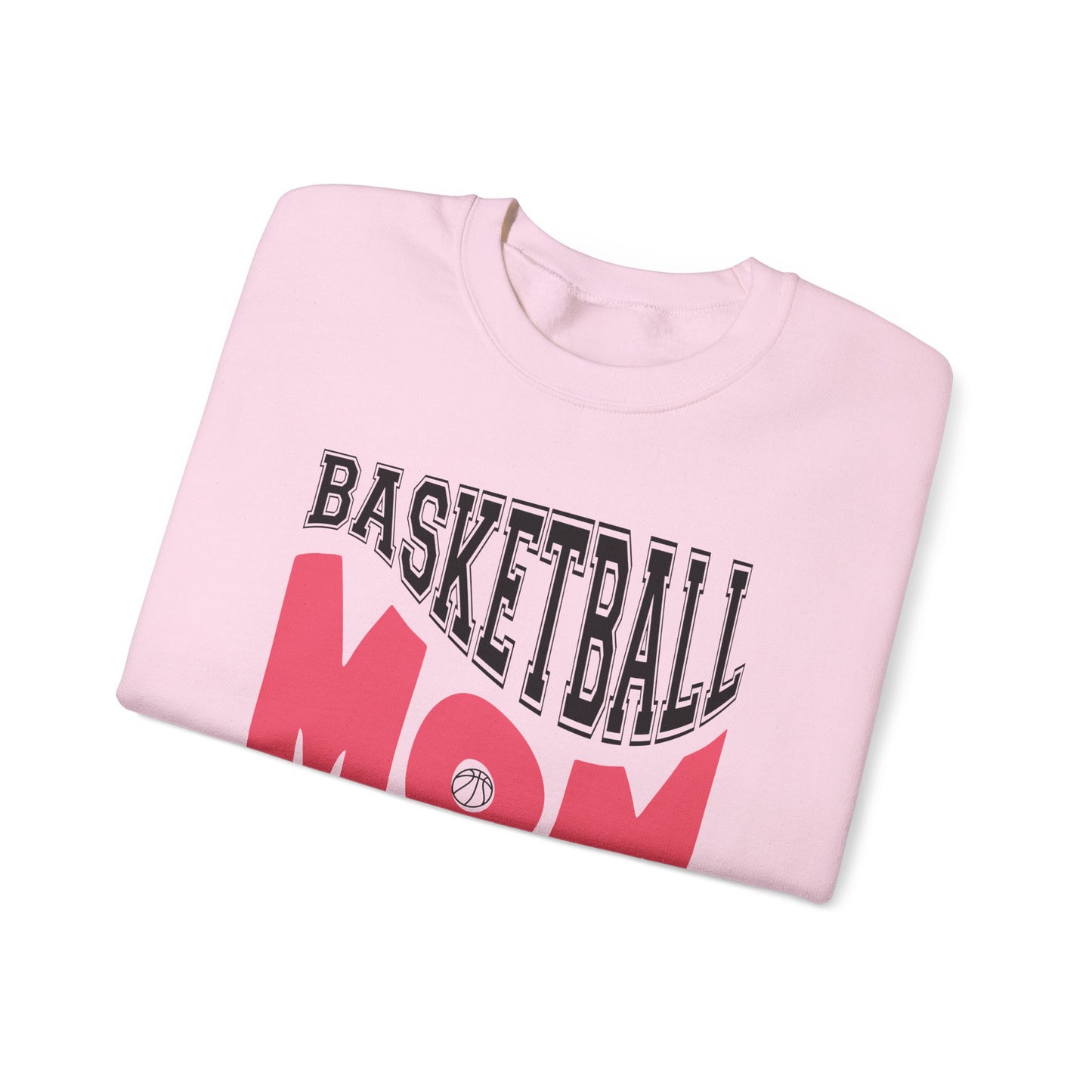 Basketball Mom Unisex Heavy Blend™ Crewneck Sweatshirt - Perfect Gift for Sports Moms