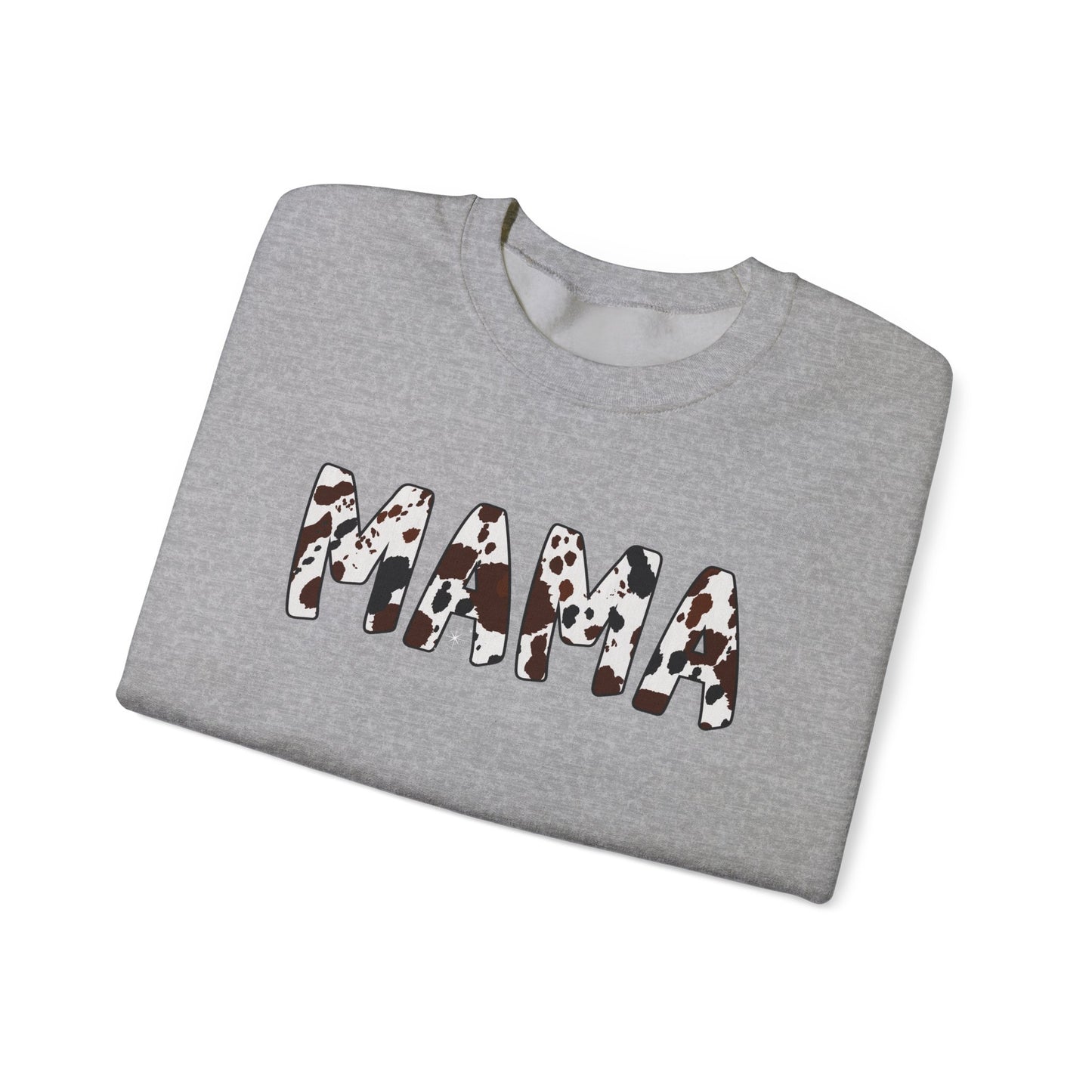 Mama Cow Crewneck Sweatshirt - Cozy Gift for Moms