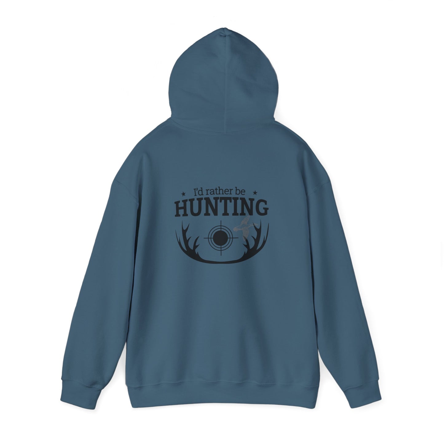 I'd Rather Be Hunting Unisex Heavy Blend Hoodie - Comfortable Outdoor Apparel