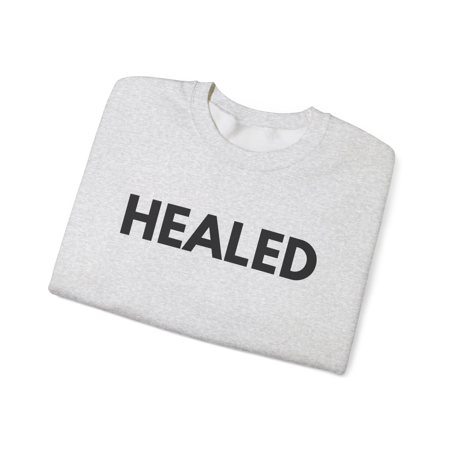 Healed Godly Unisex Heavy Blend™ Crewneck Sweatshirt - Cozy Comfort for Self-Care and Recovery