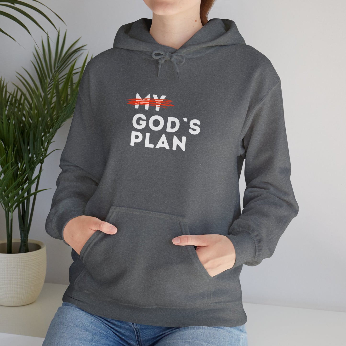 Gods Plan Inspirational Hooded Sweatshirt - "My Plan" Design