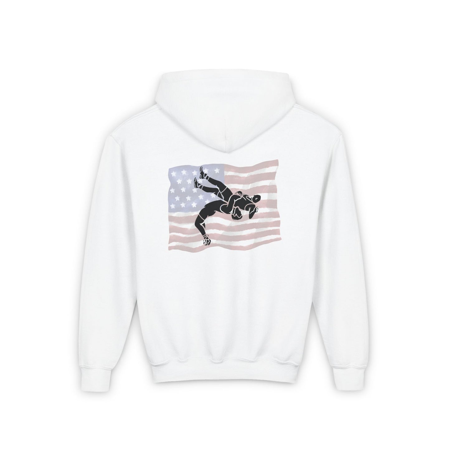 Patriotic Youth Wrestler Hoodie