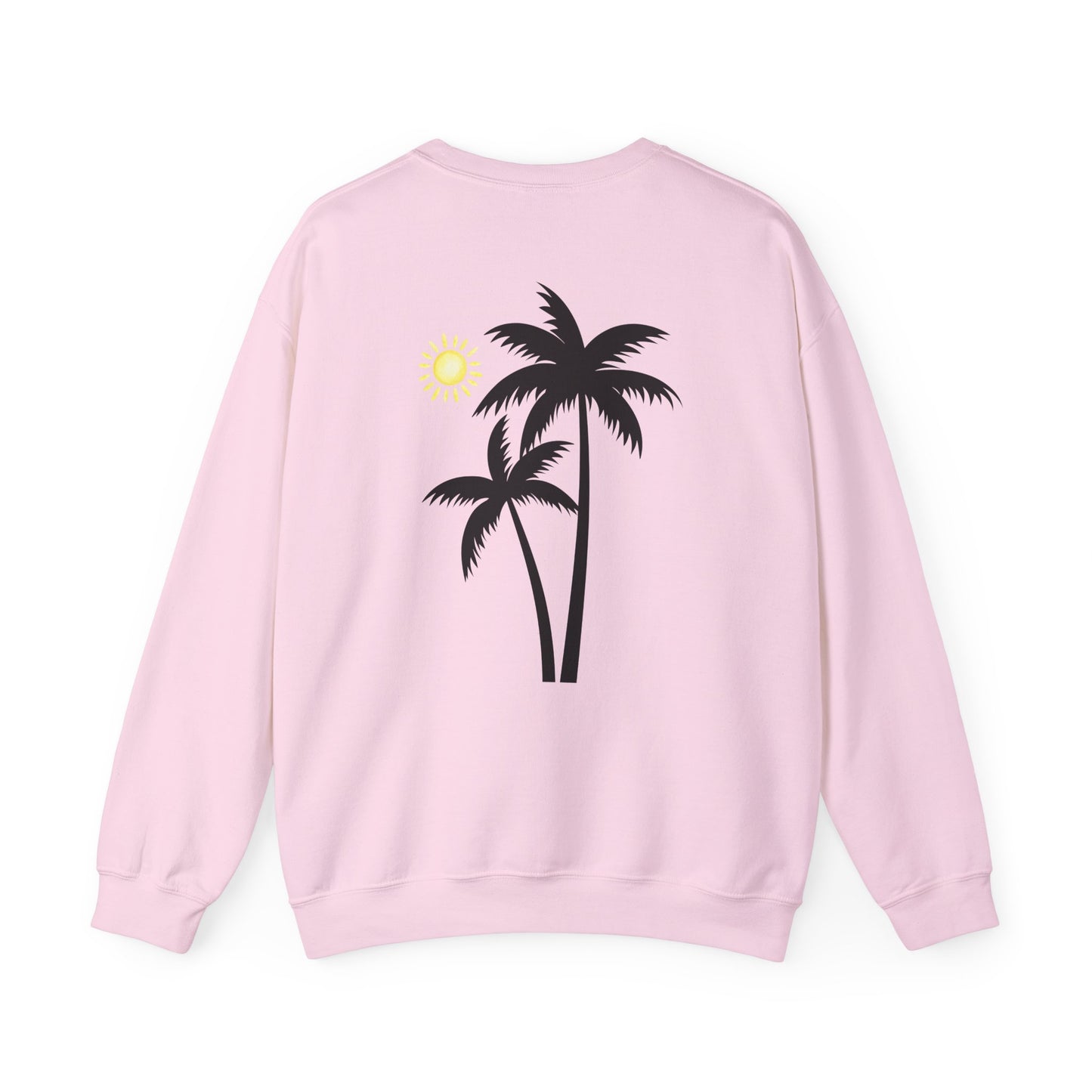 Tropical Vibes Crewneck Sweatshirt - Cool Pineapple and Palm Tree Design