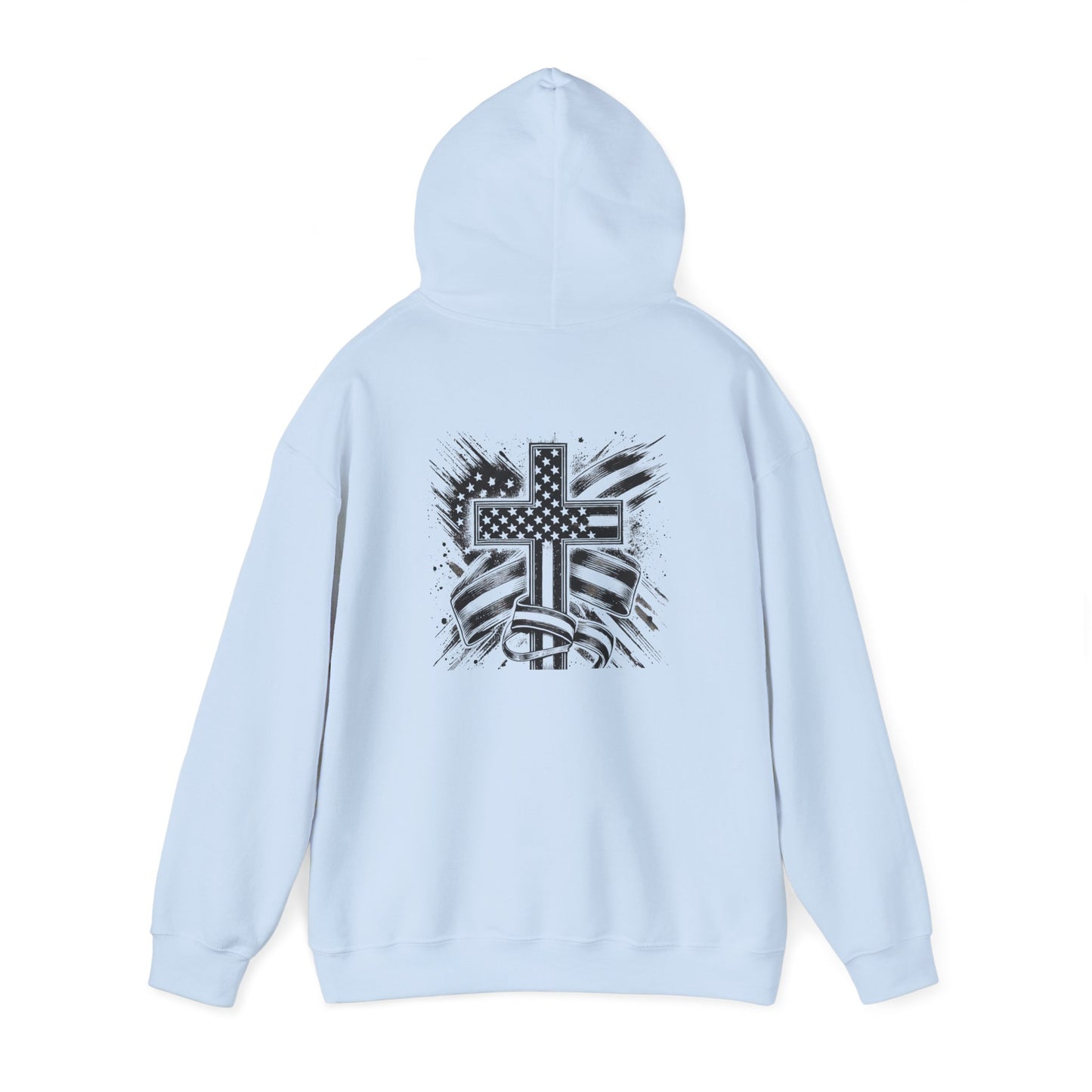 Faith & Freedom Unisex Heavy Blend™ Hooded Sweatshirt - Cozy, Stylish, Perfect for Holidays