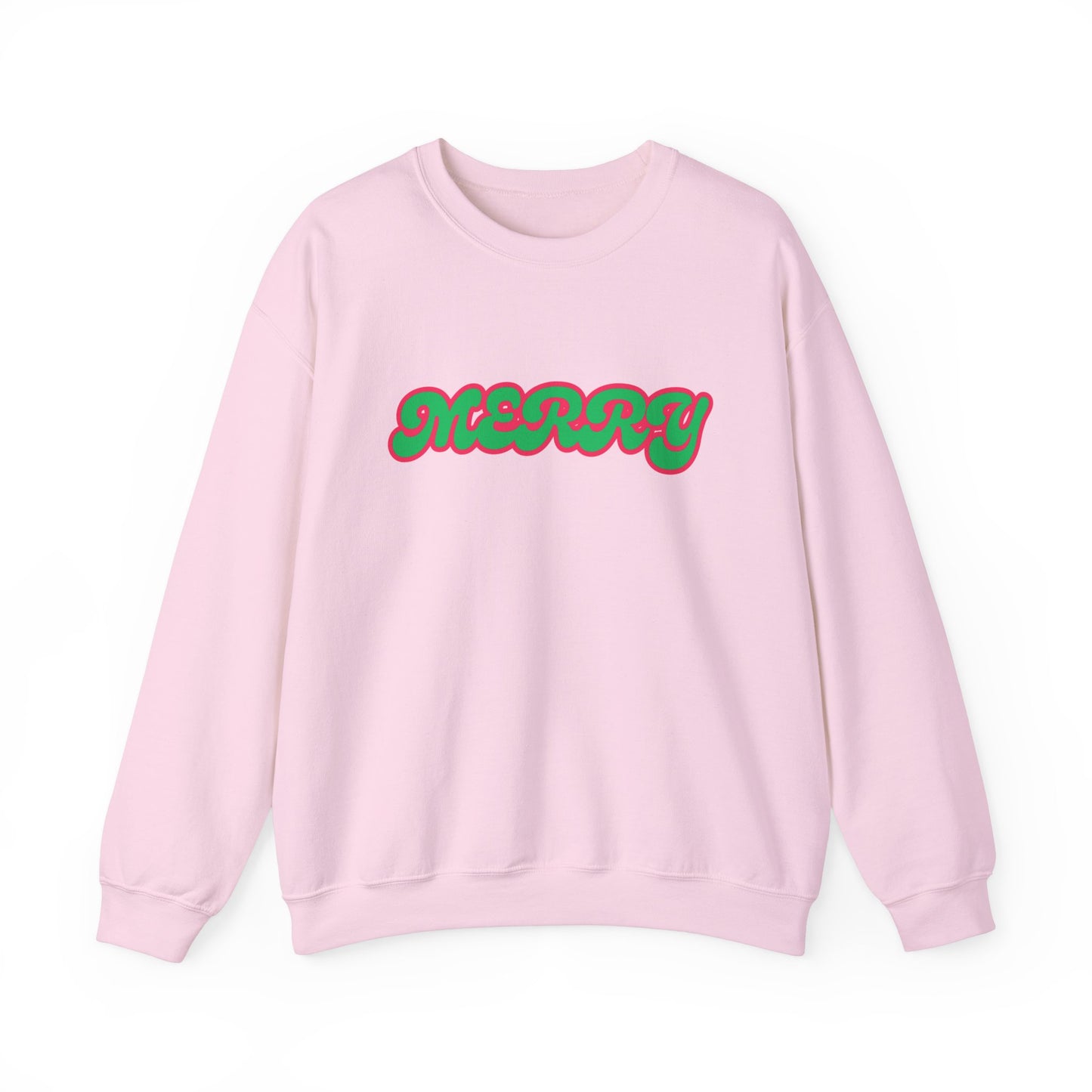 Green MERRY - Unisex Heavy Blend™ Crewneck Sweatshirt