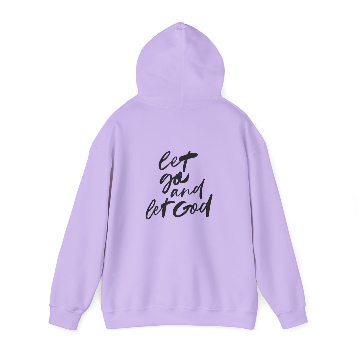 Inspirational Unisex Heavy Blend™ Hooded Sweatshirt - 'Let Go and Let God'