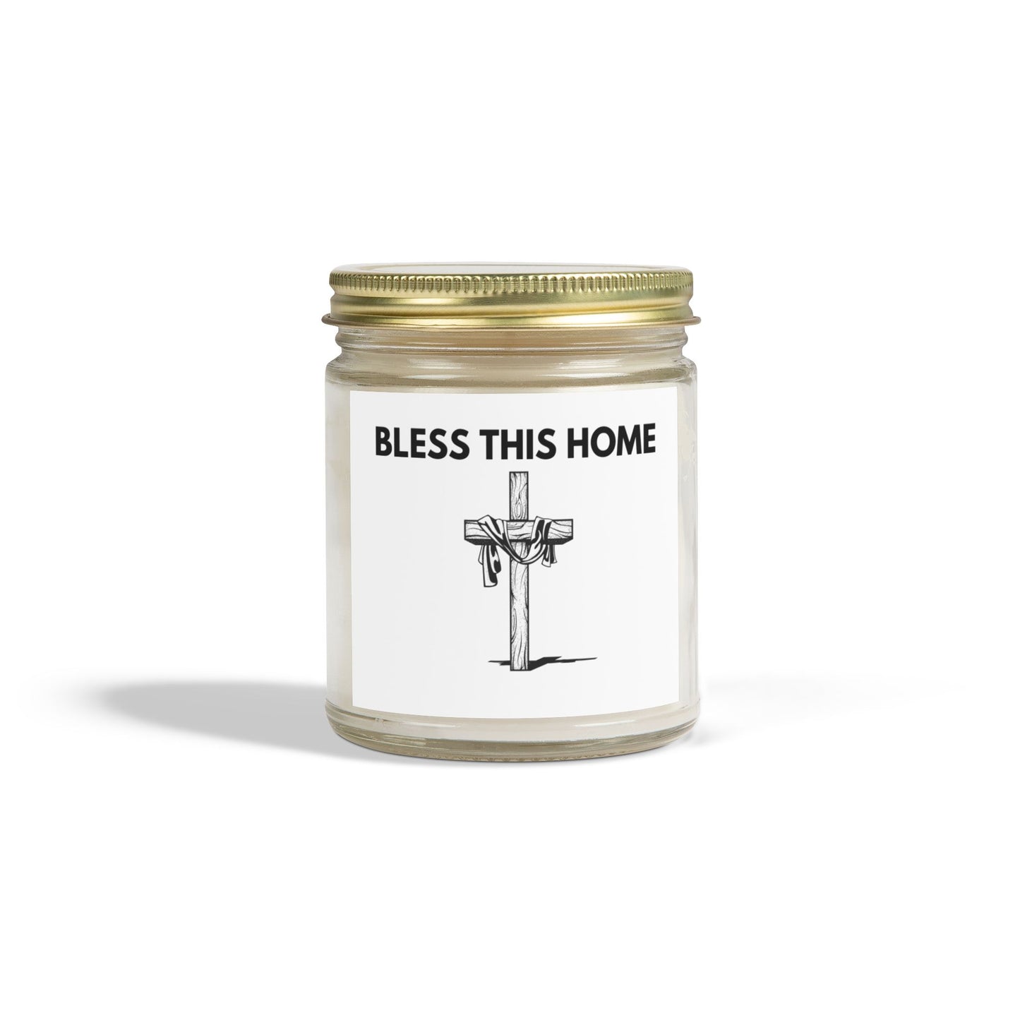 Bless This Home Scented Candle – Coconut Apricot Wax (4oz, 9oz)