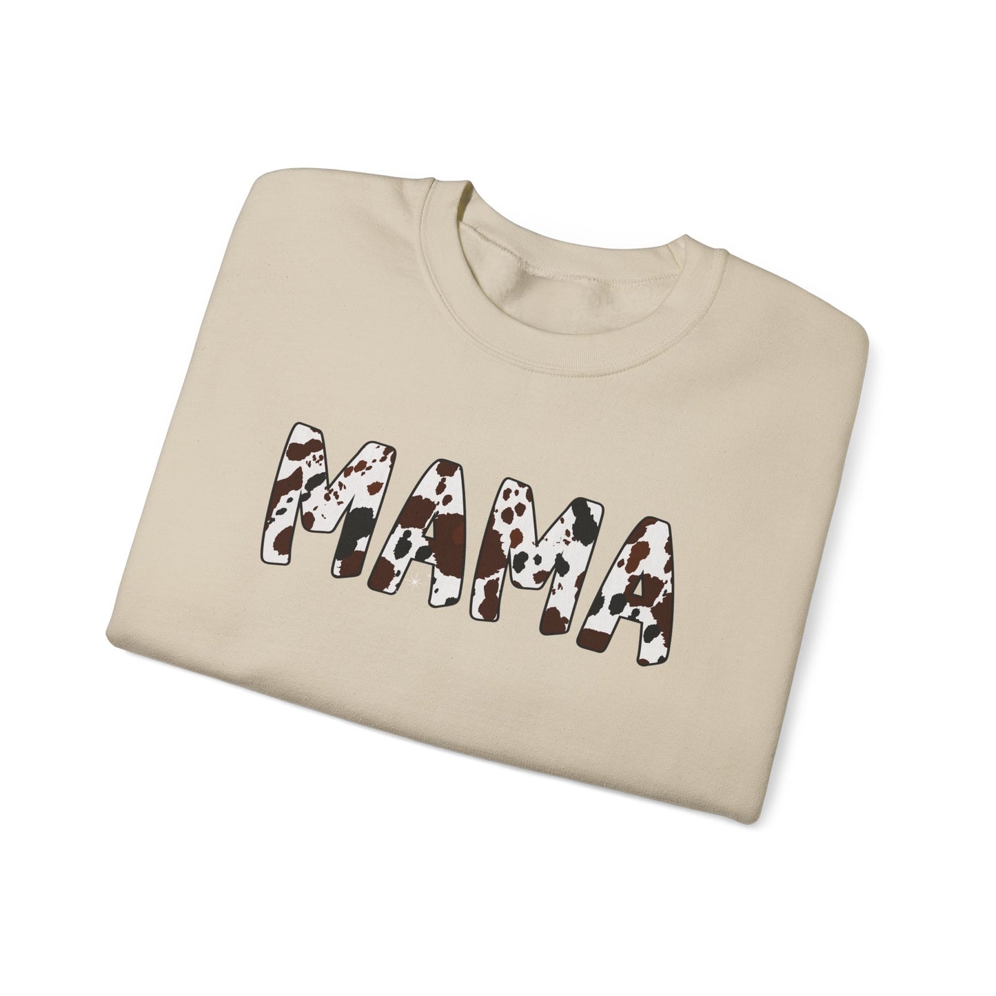 Mama Cow Crewneck Sweatshirt - Cozy Gift for Moms