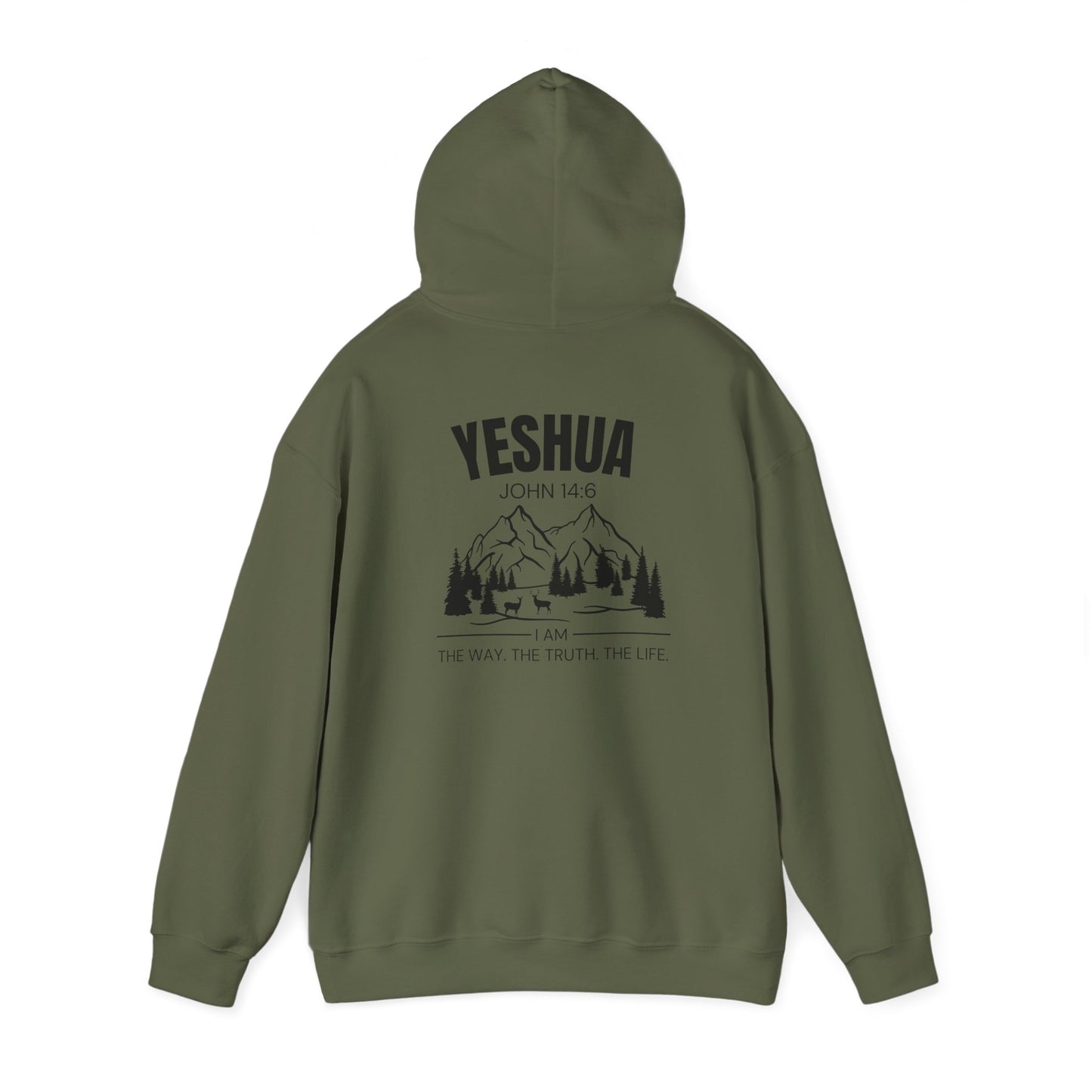 Inspirational Yeshua Unisex Heavy Blend™ Hoodie - John 14:6