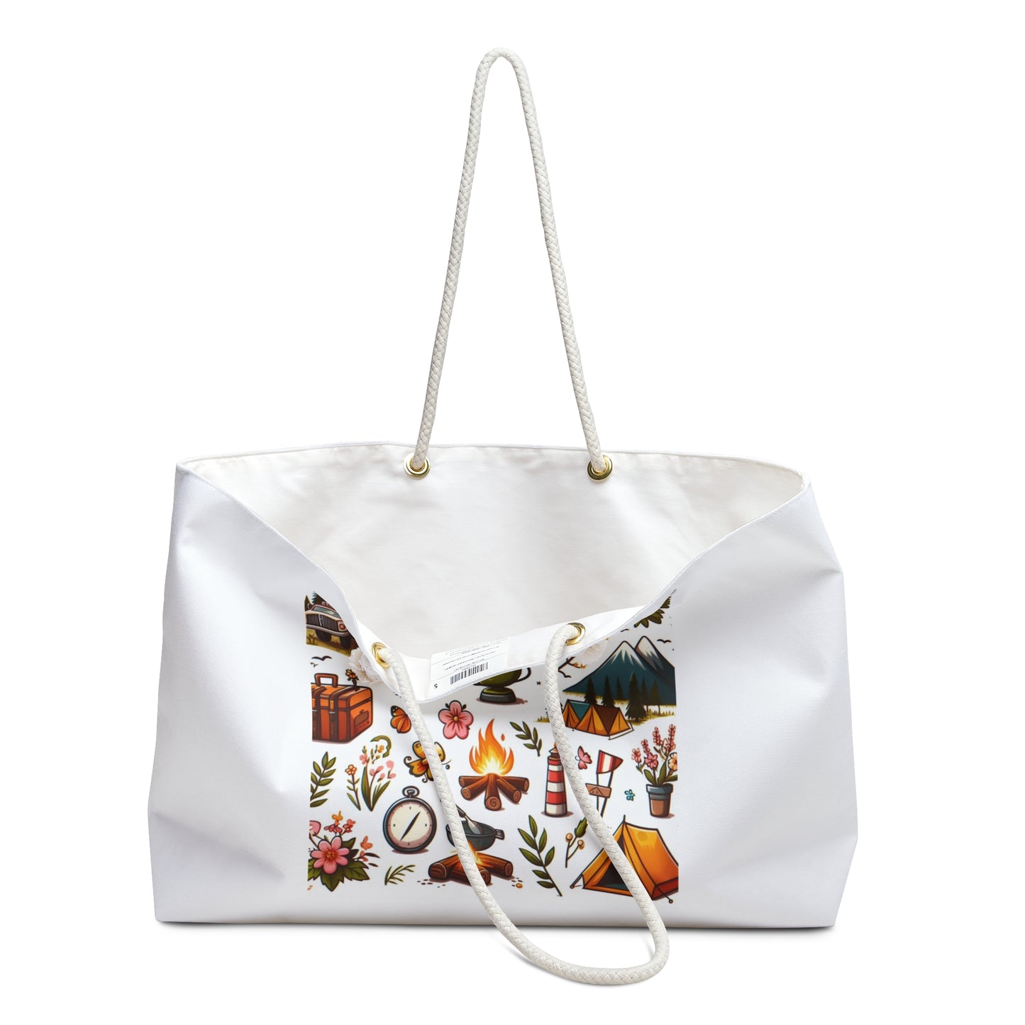 Floral Camping Adventure Weekender Bag - Perfect for Travel & Outdoor Lovers