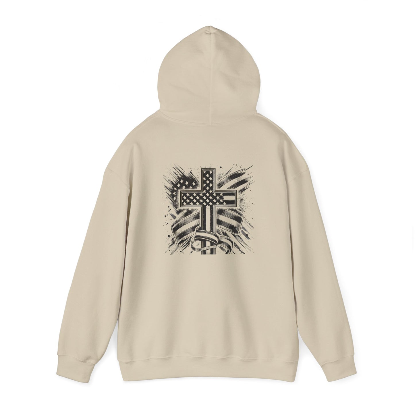 Faith & Freedom Unisex Heavy Blend™ Hooded Sweatshirt - Cozy, Stylish, Perfect for Holidays