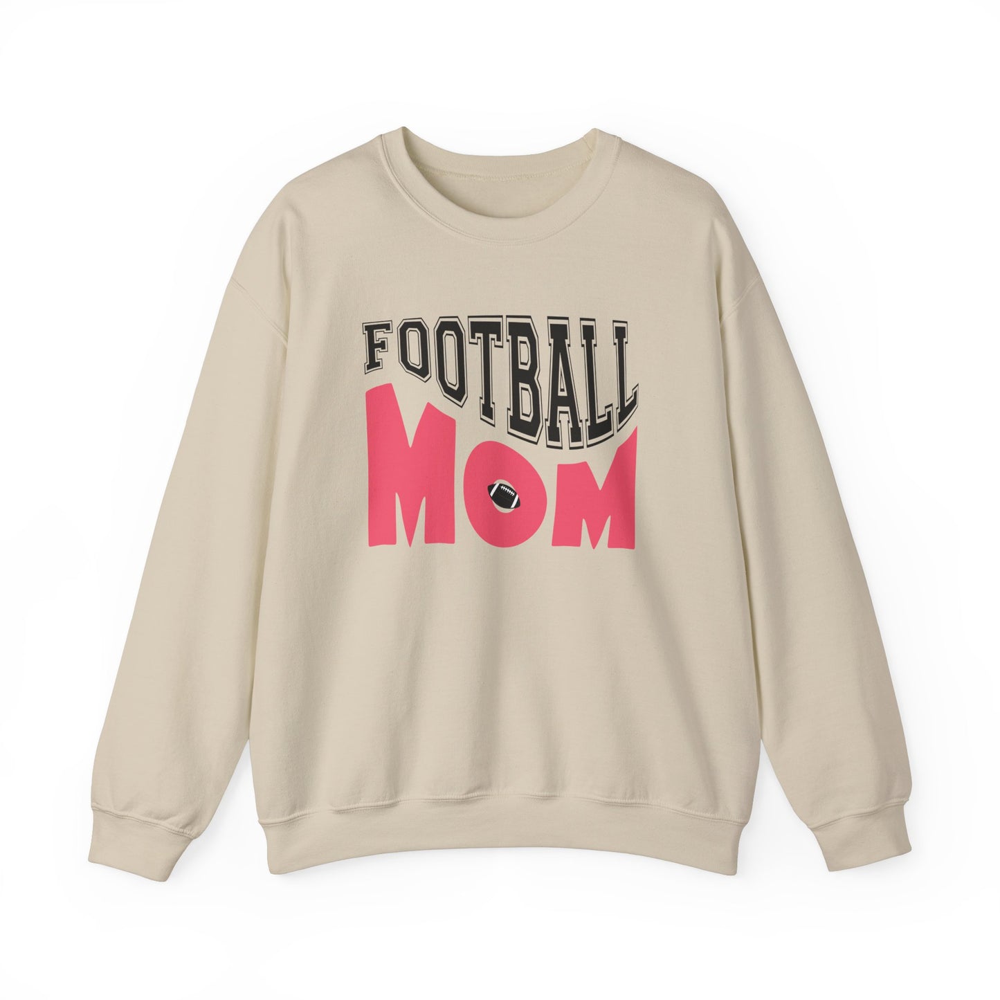 Football Mom Unisex Heavy Blend Crewneck Sweatshirt | Perfect Gift for Game Day