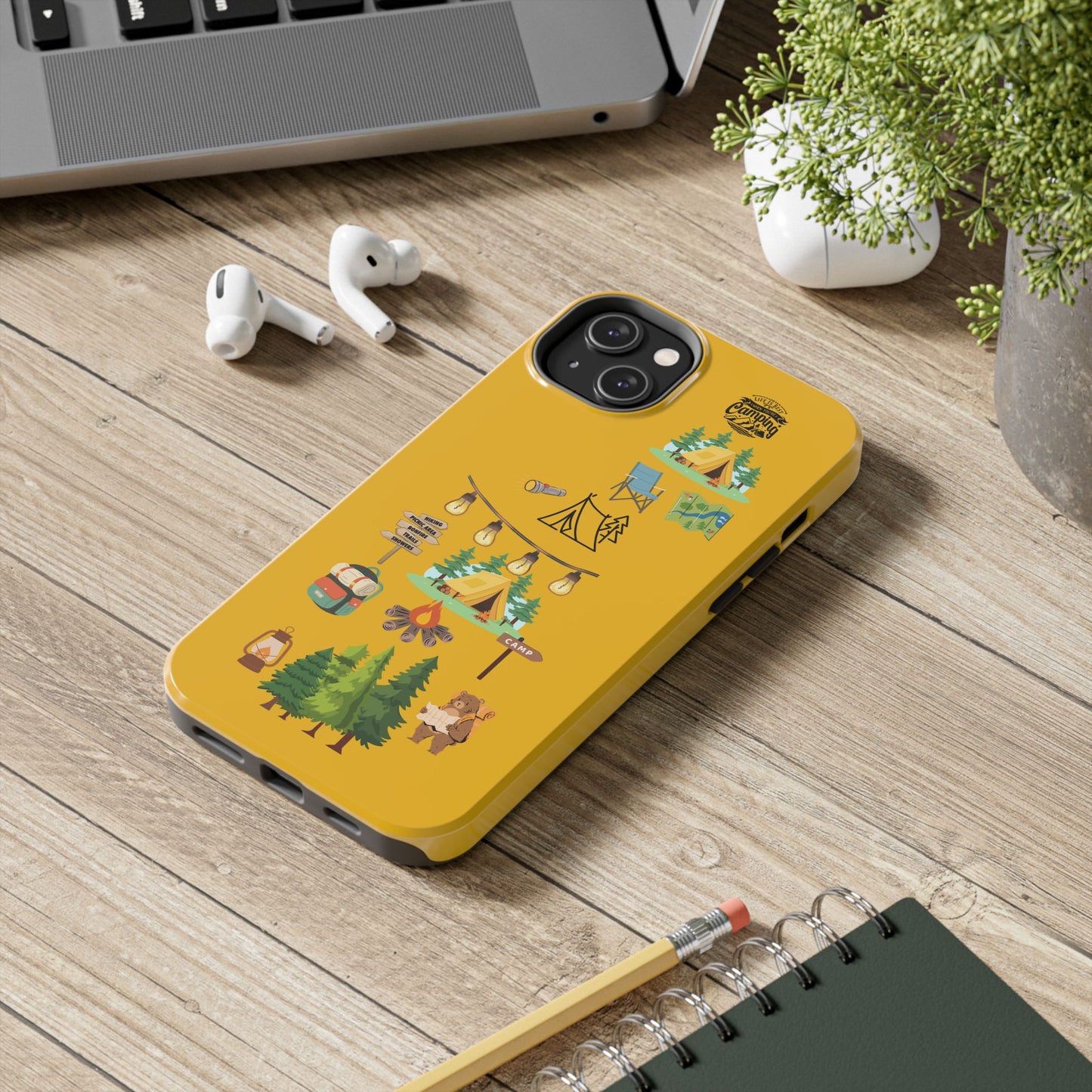 Adventure Vibe Tough Phone Case with Nature Designs
