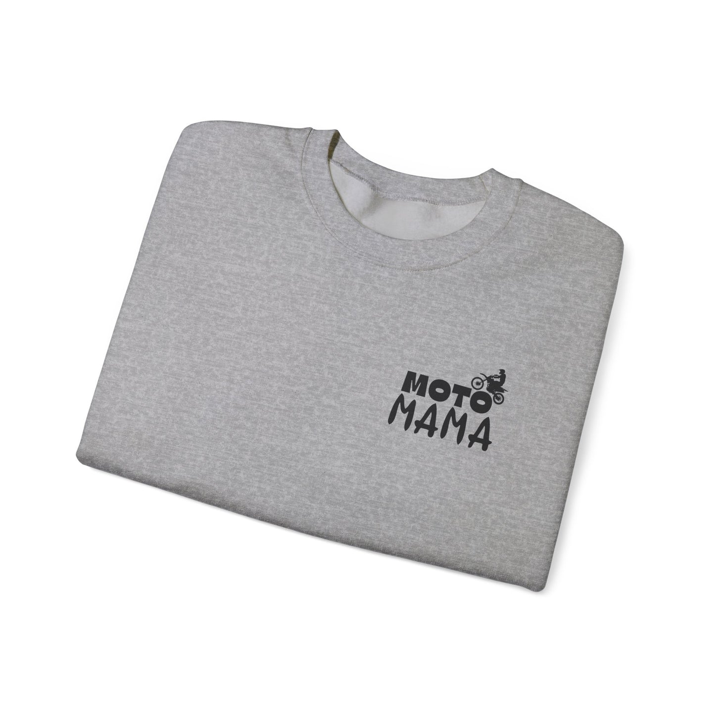 Moto Mama Unisex Heavy Blend™ Crewneck Sweatshirt - Perfect Gift for Motorcycle Moms