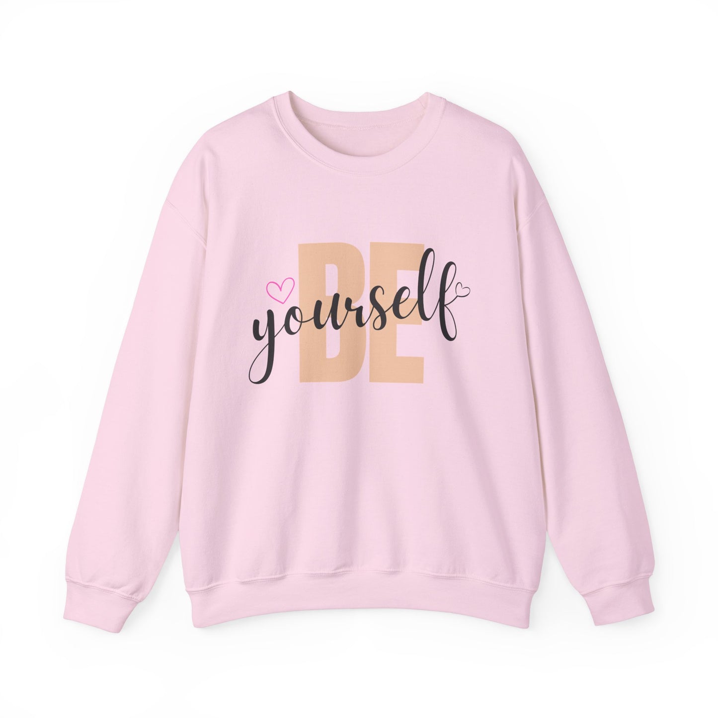 Inspirational Crewneck Sweatshirt - 'Be Yourself' - Unisex Heavy Blend™