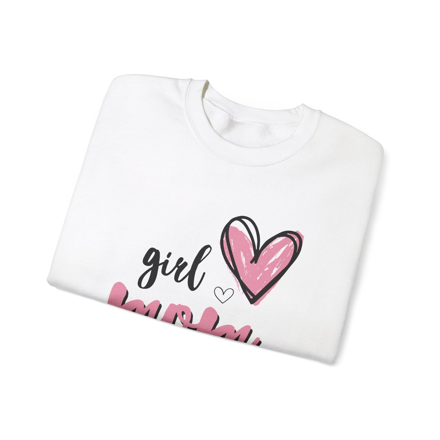 Girl Mom Crewneck Sweatshirt - Perfect Gift for Mother's Day