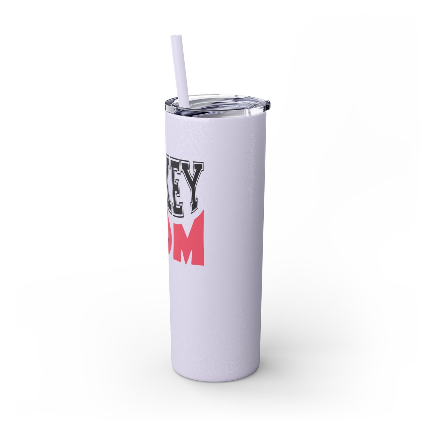 Hockey Mom 20oz Skinny Tumbler with Straw - Perfect Gift for Sports Enthusiasts