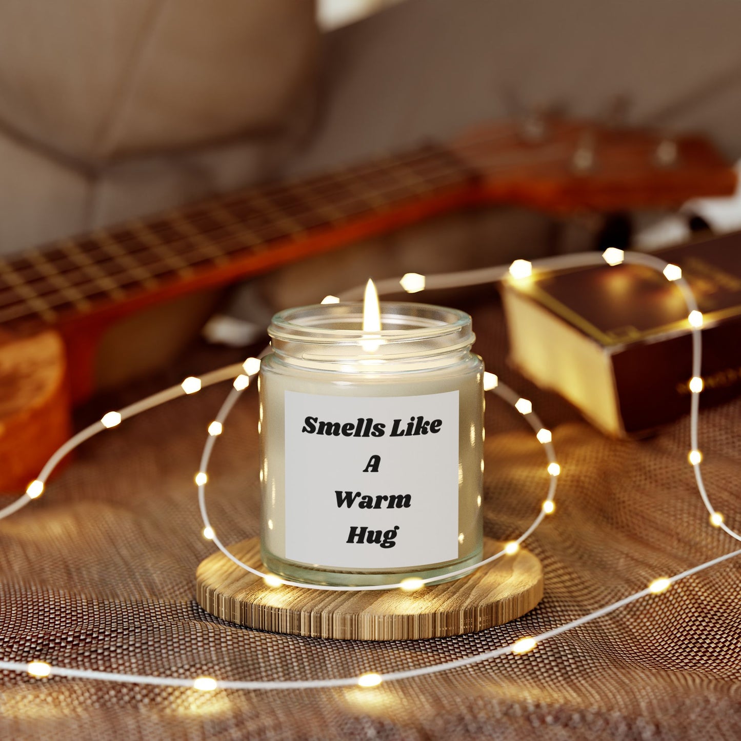 Warm Hug Scented Candle - Coconut Apricot Wax (4oz, 9oz)