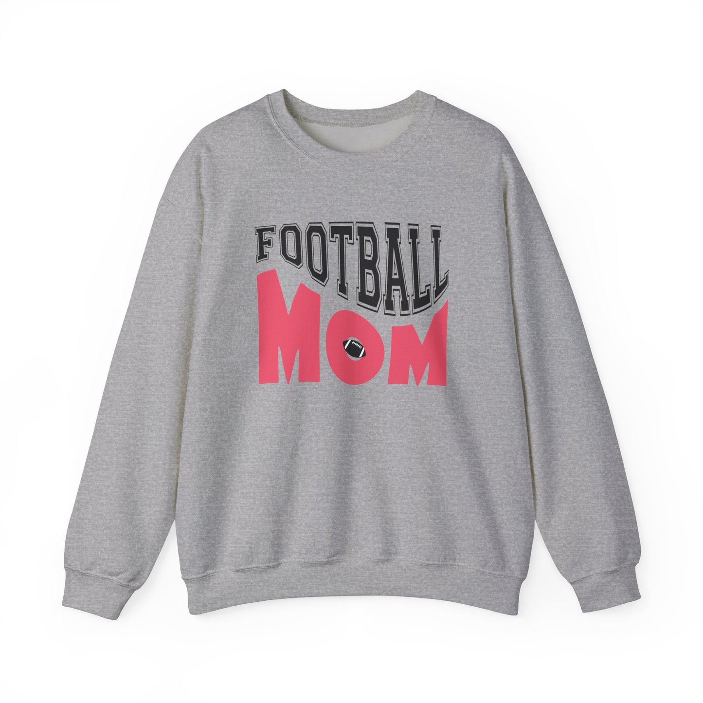 Football Mom Unisex Heavy Blend Crewneck Sweatshirt | Perfect Gift for Game Day