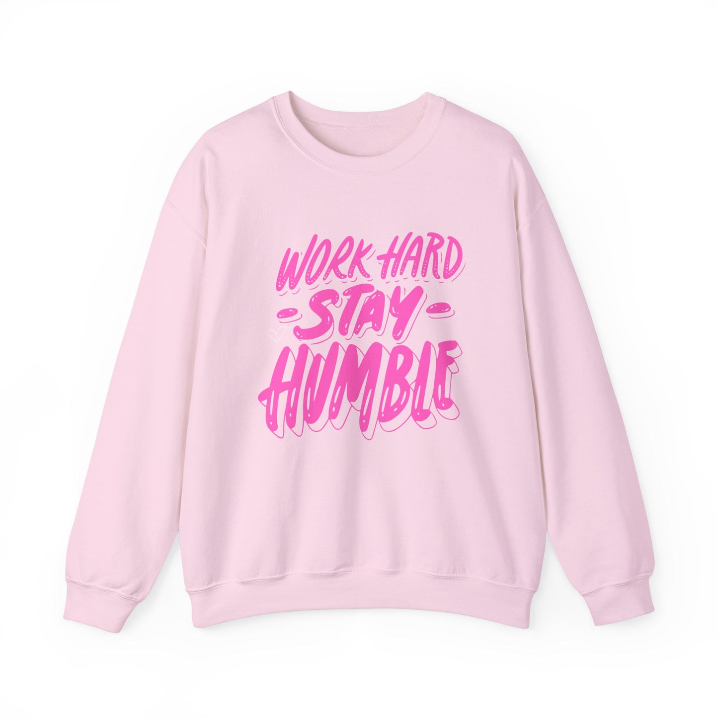 Work Hard Stay Humble Crewneck Sweatshirt for Motivation