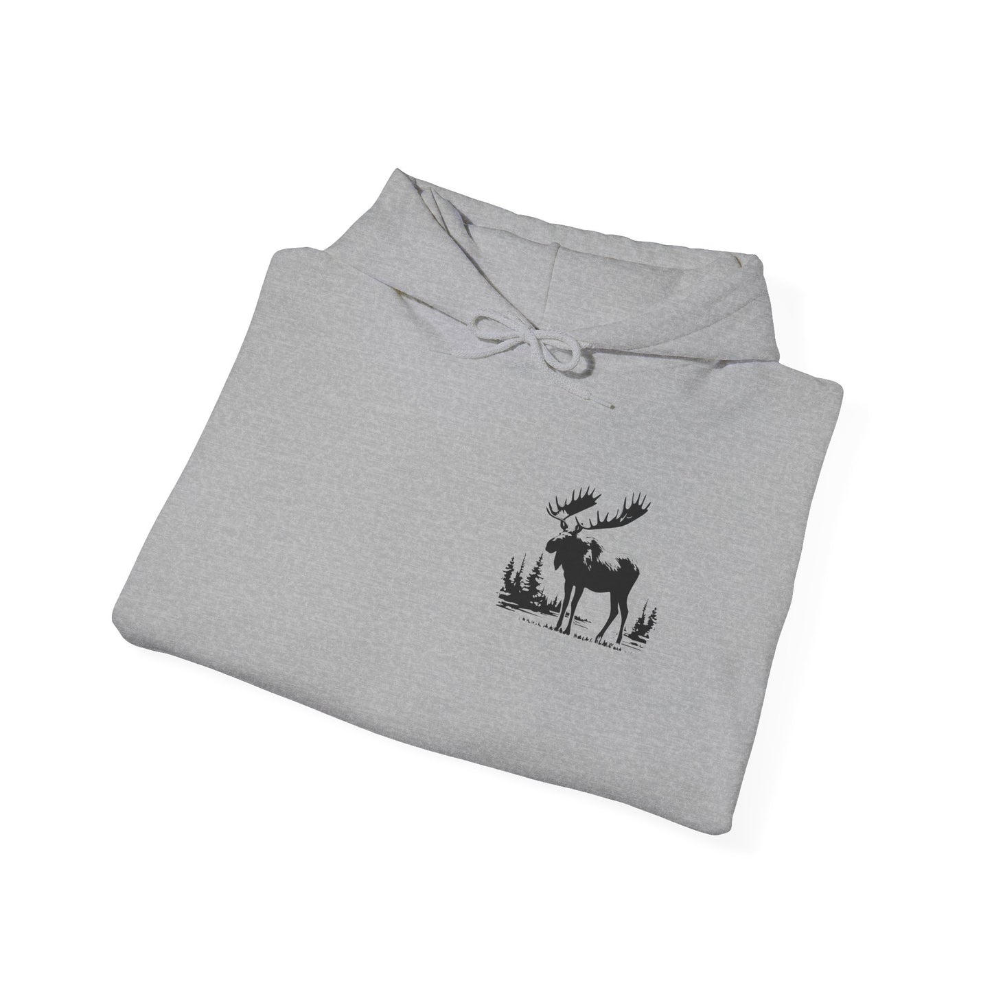 Cozy Moose Graphic Hoodie for Nature Lovers