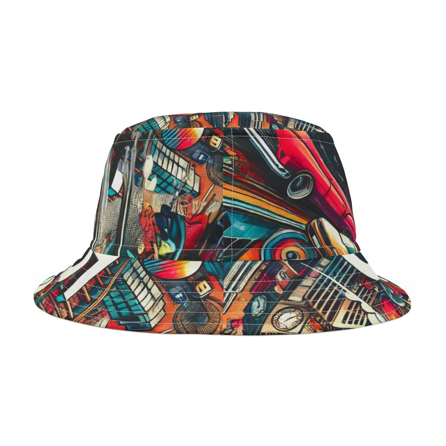 New Years 2025 Colorful Bucket Hat - Trendy Summer Accessory for Festivals and Celebrations