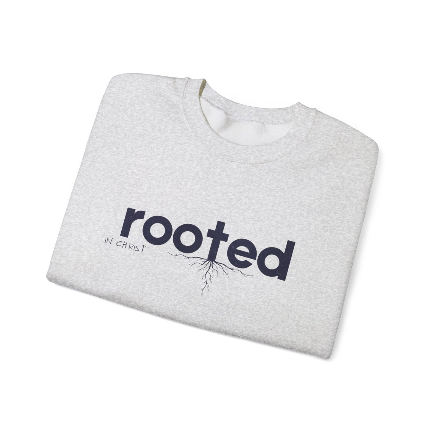 Rooted in Christ Sweatshirt - Unisex Heavy Blend™ Crewneck