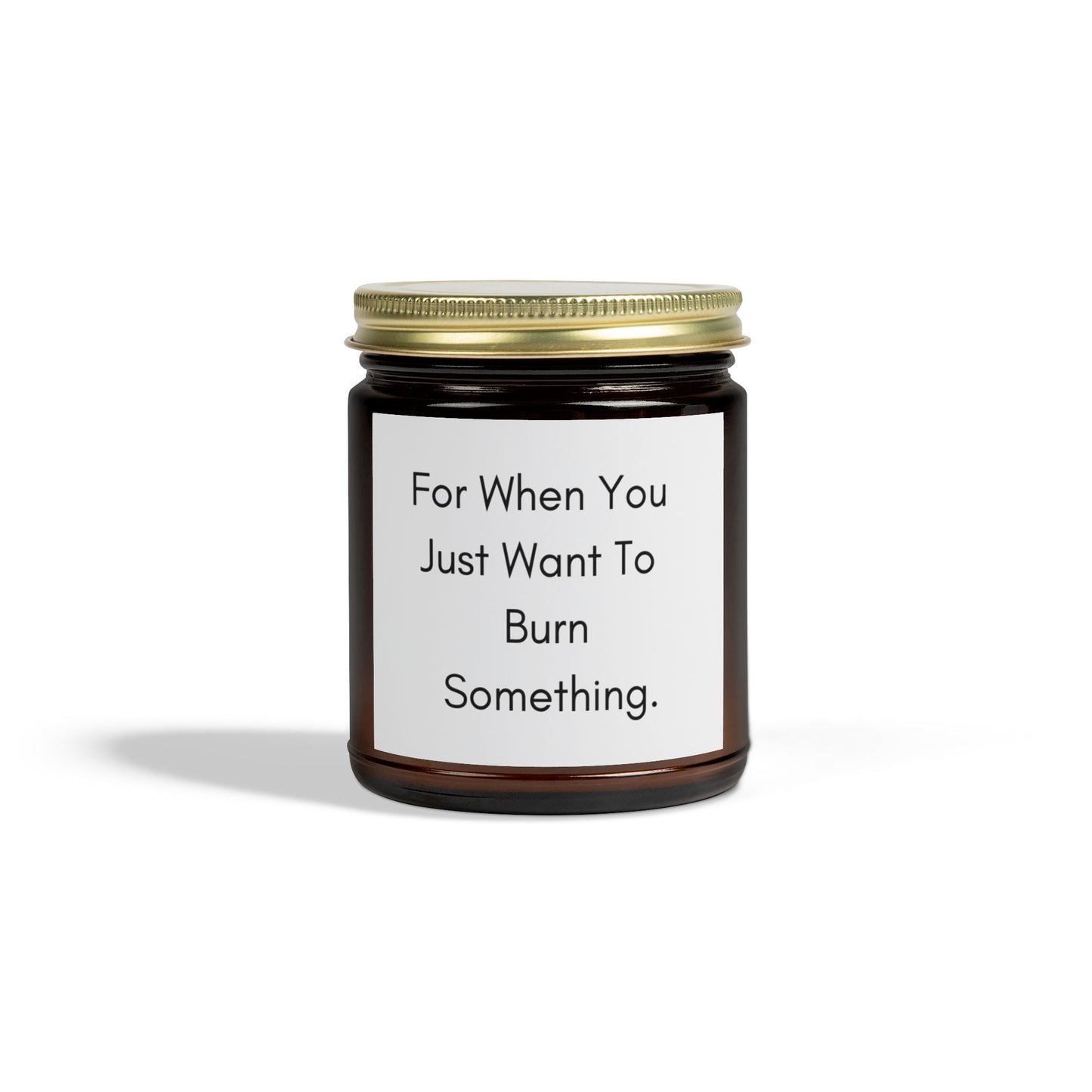 Silly Scented Candle - Coconut Apricot Wax (For When You Just Want To Burn Something)