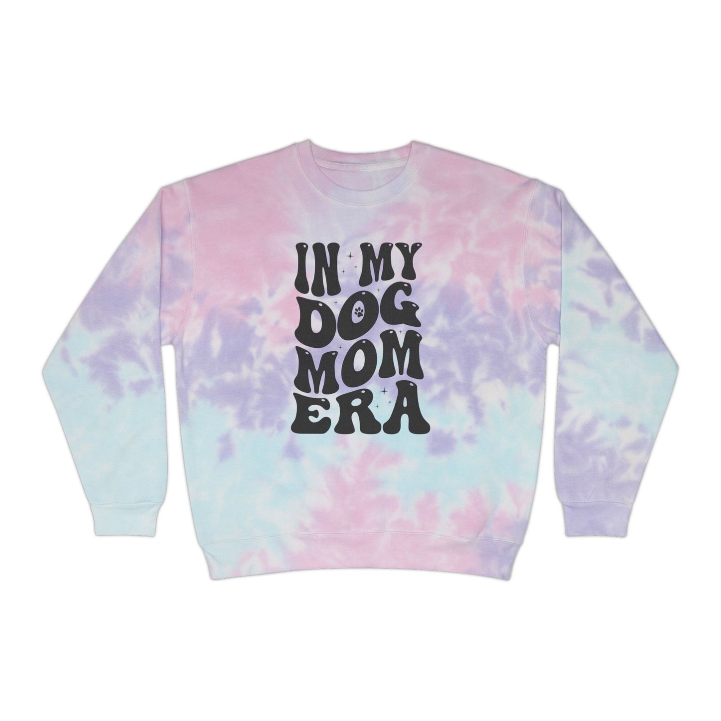 Unisex Tie-Dye Dog Mom Sweatshirt - Cozy & Trendy Pet Lover Gift