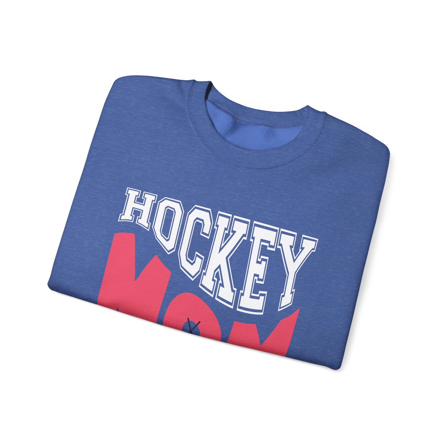 Hockey Mom Unisex Heavy Blend Crewneck Sweatshirt - Perfect Gift for Sports Enthusiasts