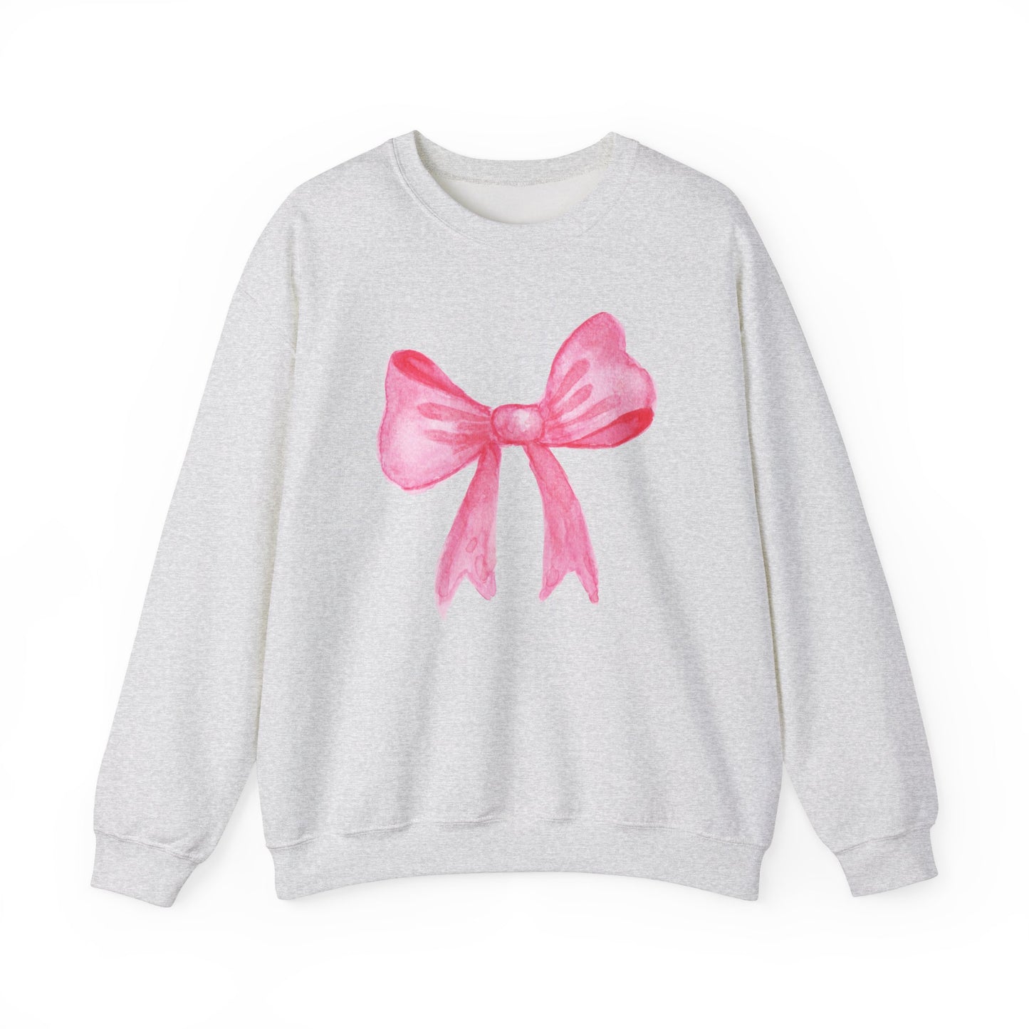 Pink Bow Unisex Sweatshirt - Cozy Gift for Fashion Lovers