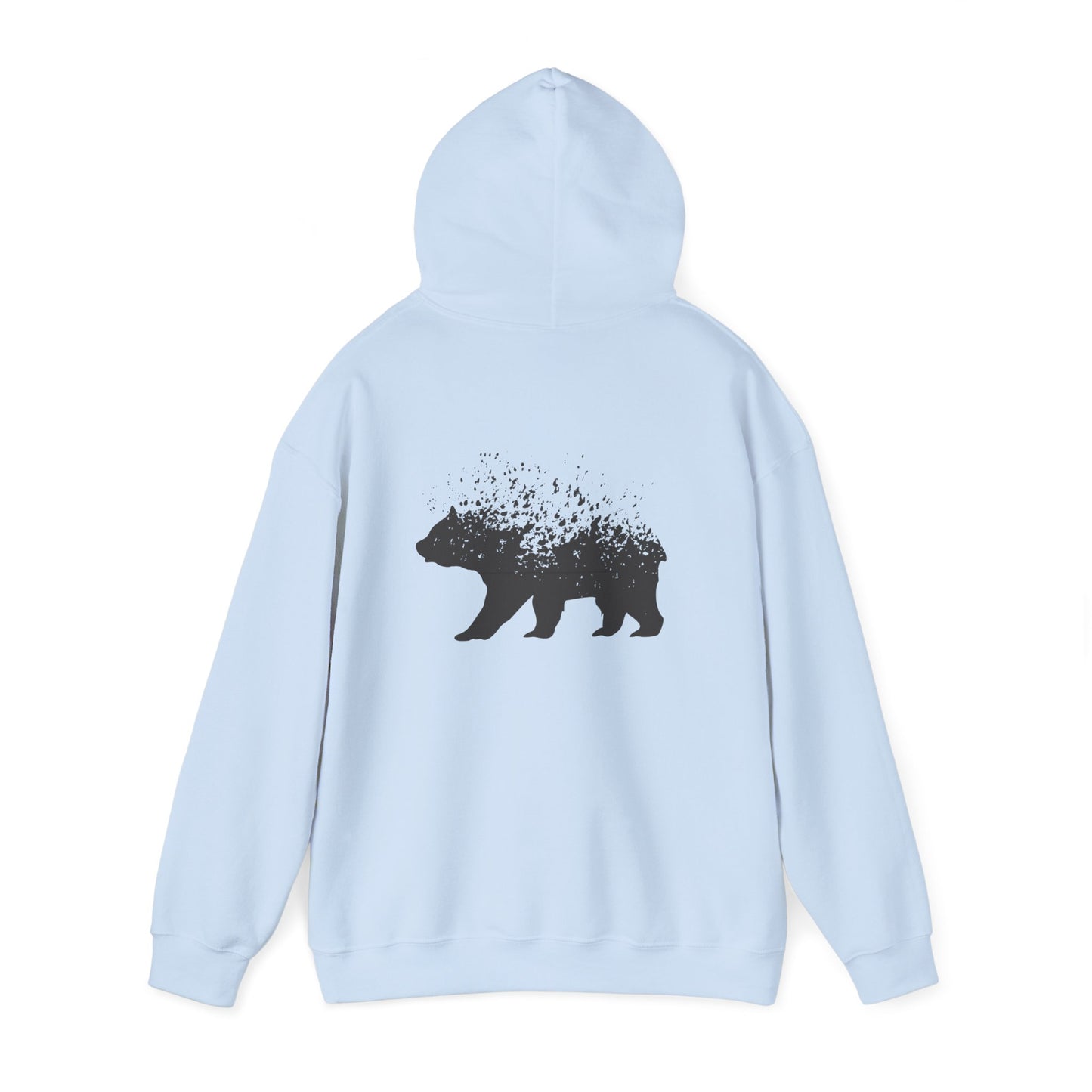 Nature-Inspired Bear Hoodie | Unisex Heavy Blend™ Sweatshirt | Cozy Forest Design