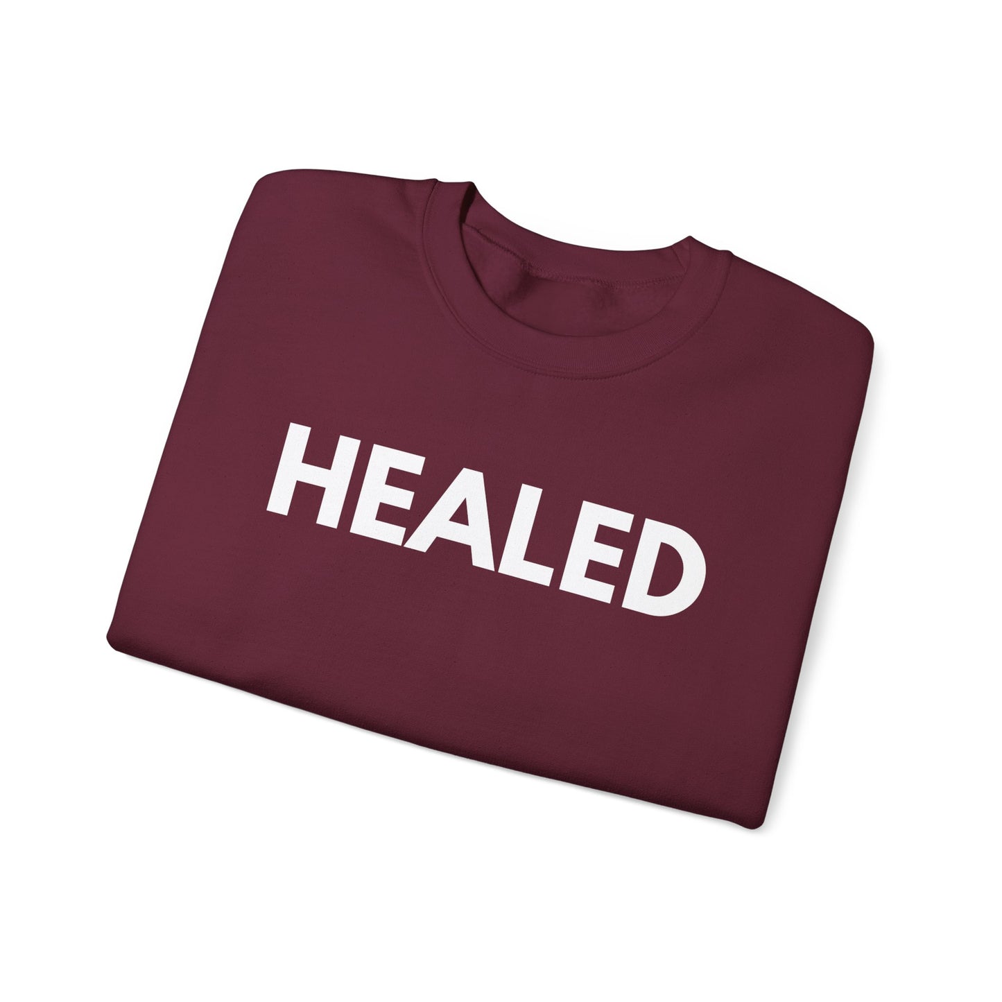 Healed Godly  Unisex Heavy Blend™ Crewneck Sweatshirt - Perfect for Wellness and Self-Care