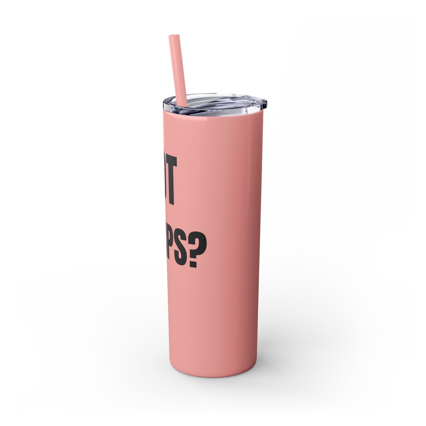 Got Chirps? Hockey Skinny Tumbler with Straw - Fun 20oz Drinkware