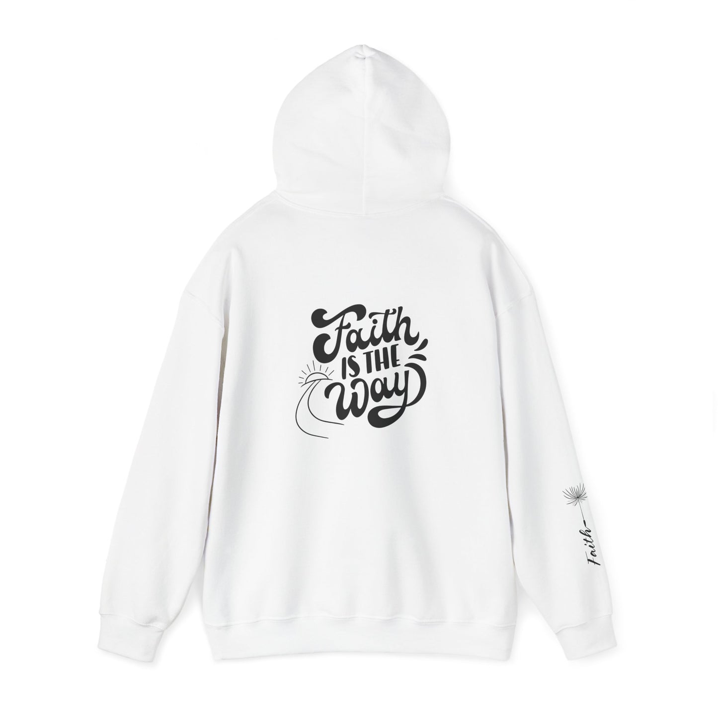 Hope & Faith Unisex Hooded Sweatshirt | Inspirational Graphic Hoodie